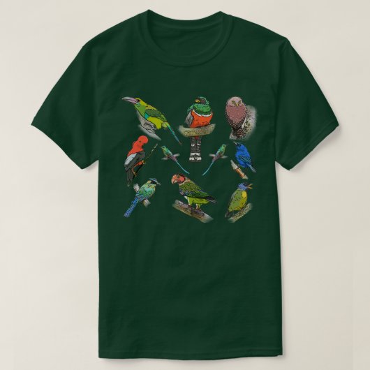 Vogels van Mashpi Ecuador T-shirt (Design voorkant)