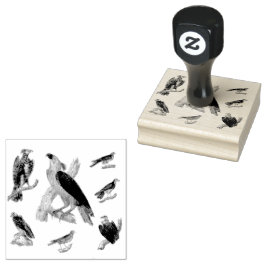 Vogels van mooie gemengde scrapbooking rubberstempel