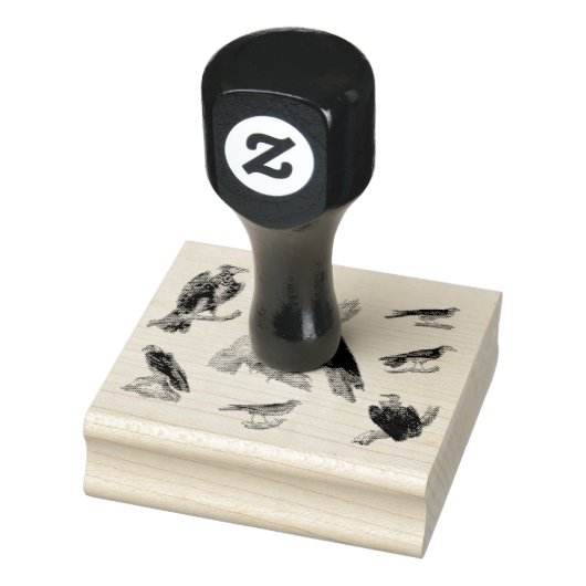 Vogels van mooie gemengde scrapbooking rubberstempel (Stempel)