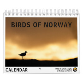 Vogels van Noorwegen 2026 Kalender