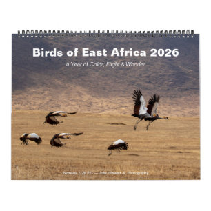 Vogels van Oost-Afrika 2026 kalender