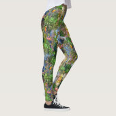 Vogels van paradijs Herhaal afdrukken Leggings (Rechts)