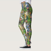 Vogels van paradijs Herhaal afdrukken Leggings (Links)