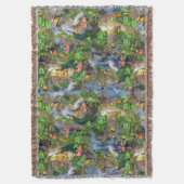 Vogels van paradijs herhalen Drijvende lantje afdr Deken (Voorkant Verticaal)