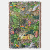 Vogels van paradijs herhalen Drijvende lantje afdr Deken (Voorkant Verticaal)