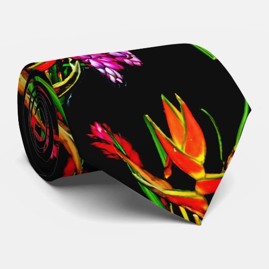 VOGELS VAN PARADISE-stropdas Stropdas (Opgerold)