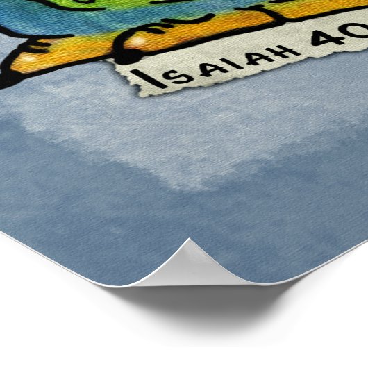 Vogels van Pray-Soar-Isaiah Poster (Hoek)