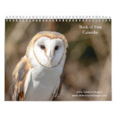 Vogels van Prey 2026 Kalender (Hoes)