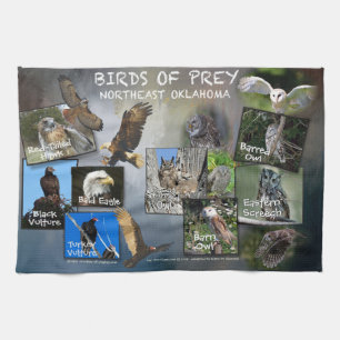 Vogels van Prey keukenhanddoek 25