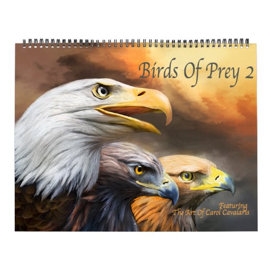 vogels van proy 2 Art Calendar Kalender (Hoes)