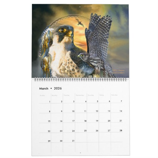 vogels van proy 2 Art Calendar Kalender (Mar 2026)
