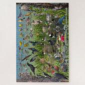 Vogels van waterrijke gebieden legpuzzel (Verticaal)