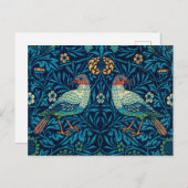 Vogels van William Morris Briefkaart (Voorkant / Achterkant)