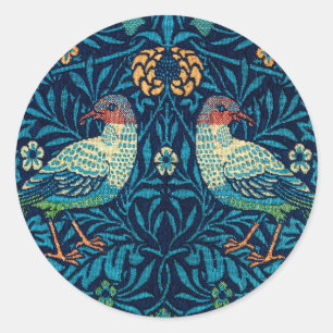 Vogels van William Morris Ronde Sticker