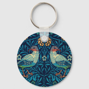 Vogels van William Morris Sleutelhanger