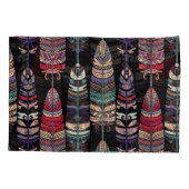 Vogels Veren Tribal Art Naadloos Kussensloop (Achterkant)