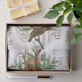 Vogels verlaten  Franse naamsbekendheid Tissuepapier (Geschenk)