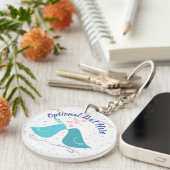 Vogels Verliefd Sleutelhanger (Voorkant Rechts)