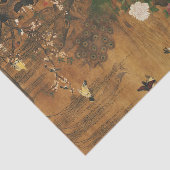 Vogels verzamelen in het kader van de ontkoppeling tissuepapier (Detail)