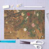 Vogels verzamelen in het kader van de ontkoppeling tissuepapier (Craft)