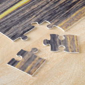 Vogels verzamelen op een strand van Florida op zon Legpuzzel (Zijkant)