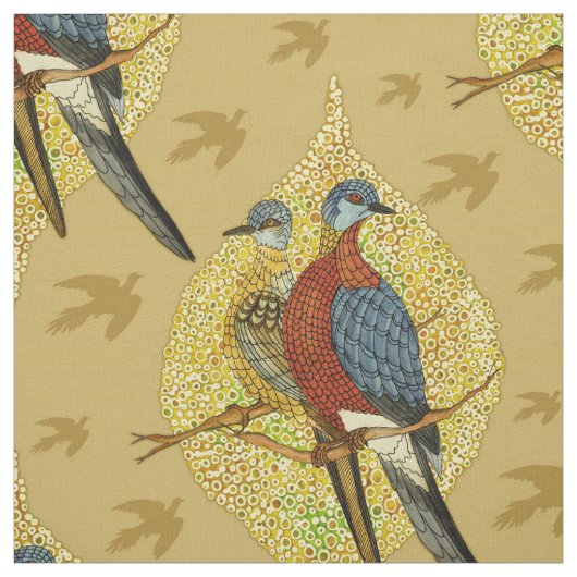 Vogels Vintage koppel Stof (Swatch)