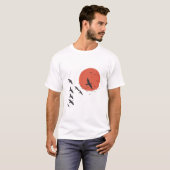 Vogels vliegend over de zon T-shirt (Voorkant volledig)