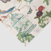  vogels, vlinders en vogels ontkoppelen tissuepapier (Detail)