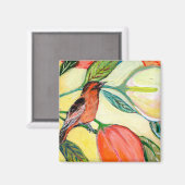 Vogels & Vlinders Nr 7 Magneet (Voorkant / Achterkant)