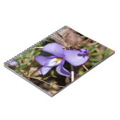 Vogels-Voetbal Violet w/Bluets Notitieboek (Linkerzijde)