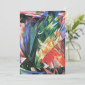 Vogels (Vogel) van Franz Marc, Cubistische kunst (Staand voorkant)