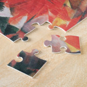Vogels (Vogel) van Franz Marc,  Cubistische kunst Legpuzzel (Zijkant)