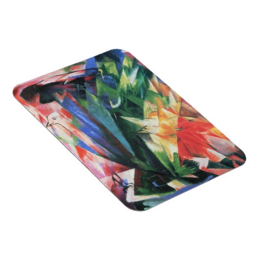 Vogels (Vogel) van Franz Marc, Cubistische kunst Magneet (Rechterzijde)