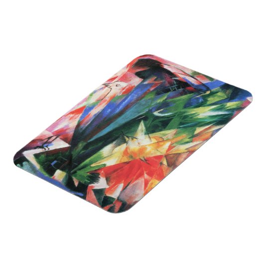 Vogels (Vogel) van Franz Marc, Cubistische kunst Magneet (Linkerzijde)