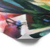 Vogels (Vogel) van Franz Marc,  Cubistische kunst Poster (Hoek)