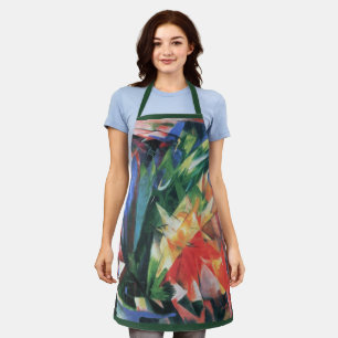 Vogels (Vogel) van Franz Marc,  Cubistische kunst Schort