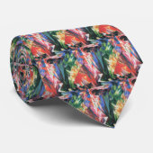 Vogels (Vogel) van Franz Marc, Cubistische kunst Stropdas (Opgerold)