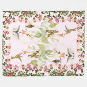 Vogels Vogeldieren Florence Fleece Blanket (Voorkant (Horizontaal))