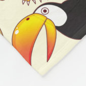Vogels, vogels en nog veel meer vogelgriep fleece deken (Hoek)