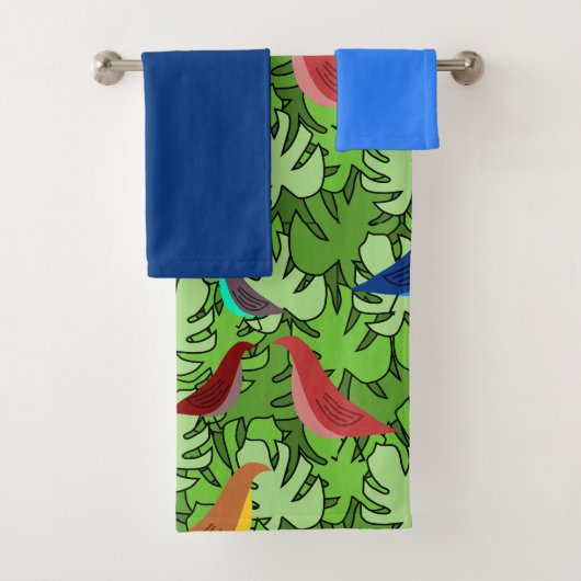 Vogels, Vogels, Vogels Bad Handdoek (Insitu)