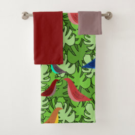 Vogels, Vogels, Vogels Bad Handdoek