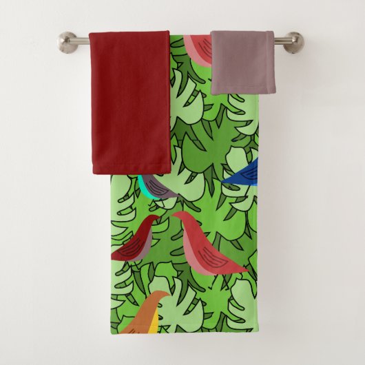 Vogels, Vogels, Vogels Bad Handdoek (Insitu)