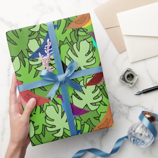 Vogels, Vogels, Vogels Cadeaupapier (Geschenken)