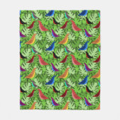 Vogels, Vogels, Vogels Fleece Deken (Voorkant)