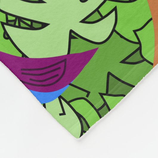 Vogels, Vogels, Vogels Fleece Deken (Hoek)