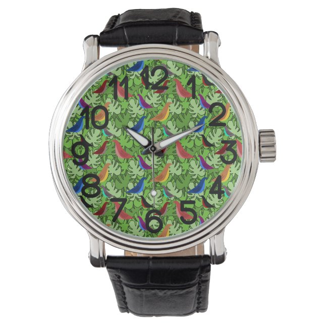 Vogels, Vogels, Vogels Horloge (Voorkant)
