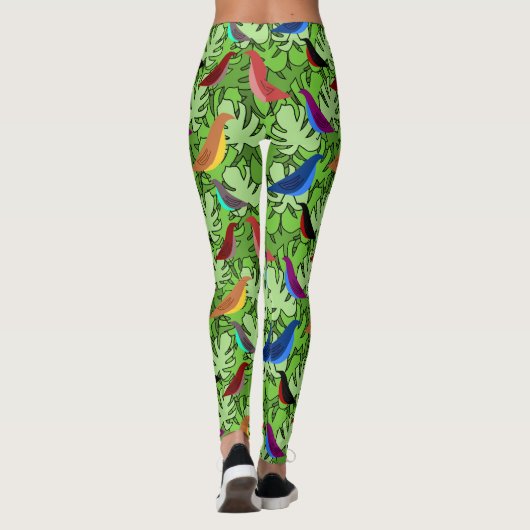 Vogels, Vogels, Vogels Leggings (Achterkant)