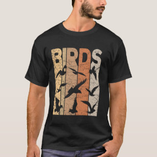 Vogels  Vogelspotten Retro Ornithologie Vogels T-shirt