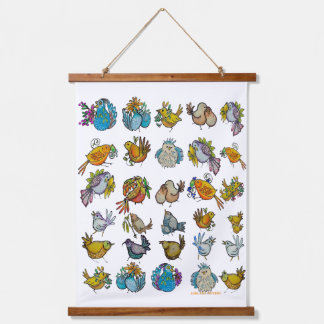 Vogels & Vogeltjes Hangend Wandkleed