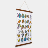 Vogels & Vogeltjes Hangend Wandkleed (Gebogen)